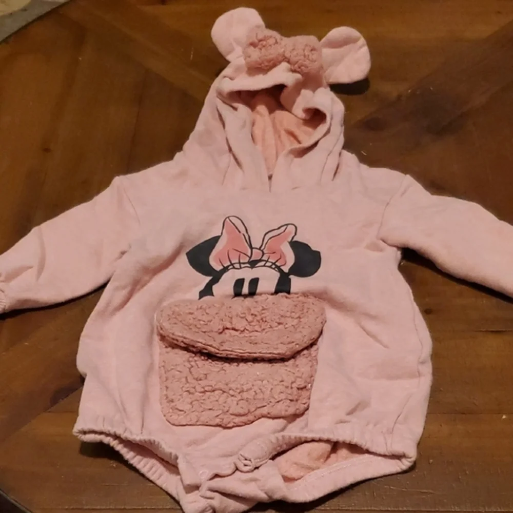 Disney Pink Minnie Mouse Bodysuit